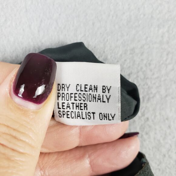 For Joseph Suede Size M Sleeveless Leather Shimmer Sheath Dress Gray 90s Y2K - Picture 13 of 13